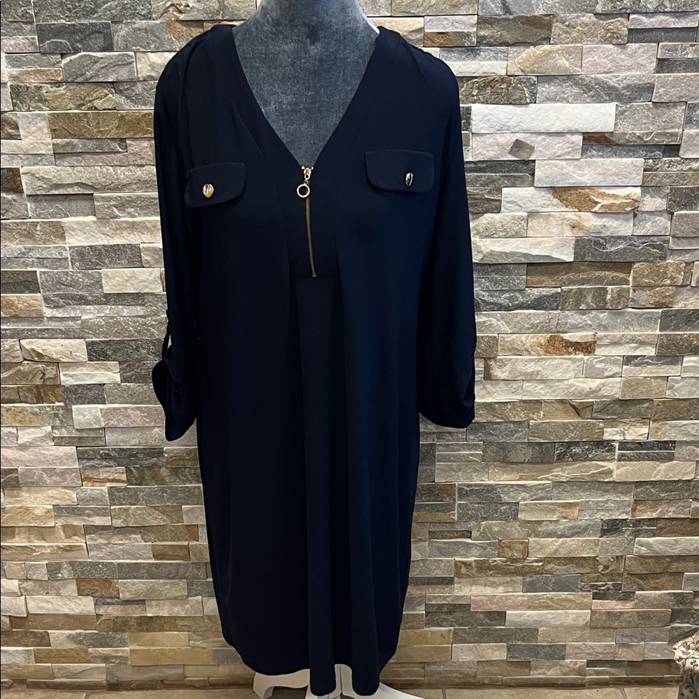 Soho Navy Blue Dress